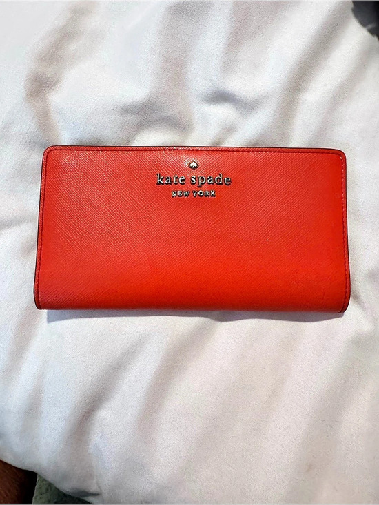 kate spade Handbags - Kate Spade Staci Large Slim Bifold Wallet Orange
